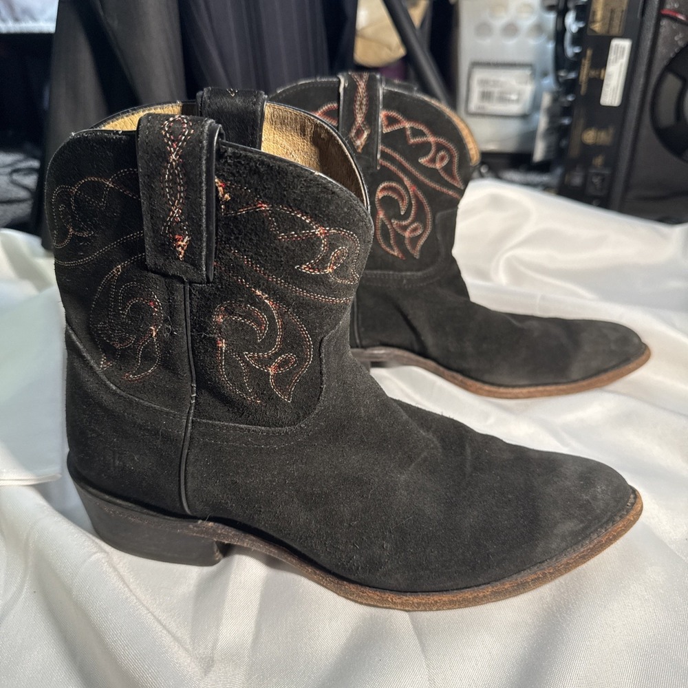 FRYE BILLY STITCH SHORT BOOTS SHOES 10 B. F973